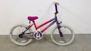 A GIRLS PROFESSIONAL SINGLE SPEED BICYCLE.