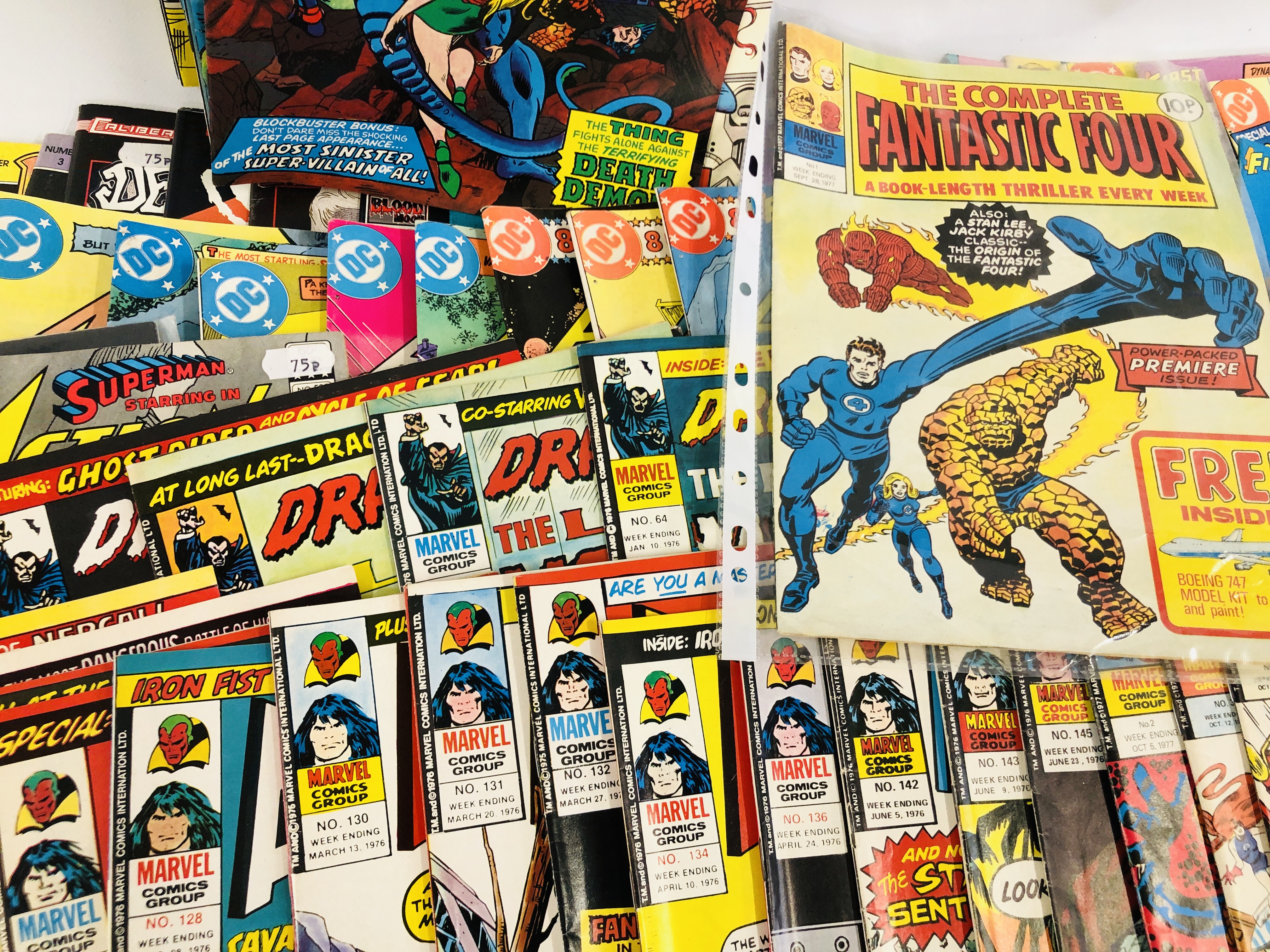 A COLLECTION OF BRITISH MARVEL COMICS FROM THE 70's INCLUDING FANTASTIC FOUR No. - Image 4 of 11