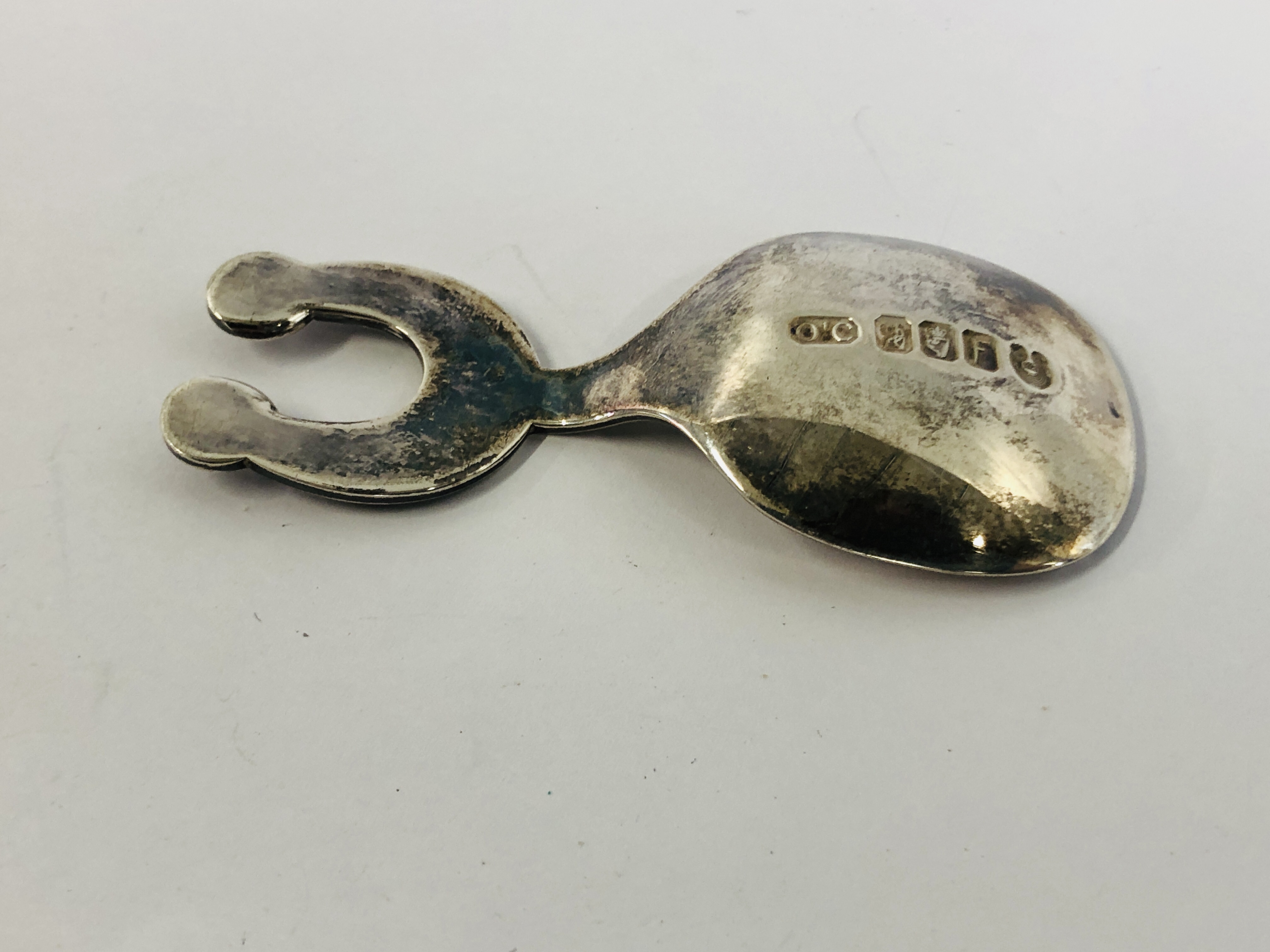 IRISH SILVER CADDY SPOON GLENINSHEEN COLLAR 1973, THOMAS O'CONNOR AND SONS. - Image 7 of 8