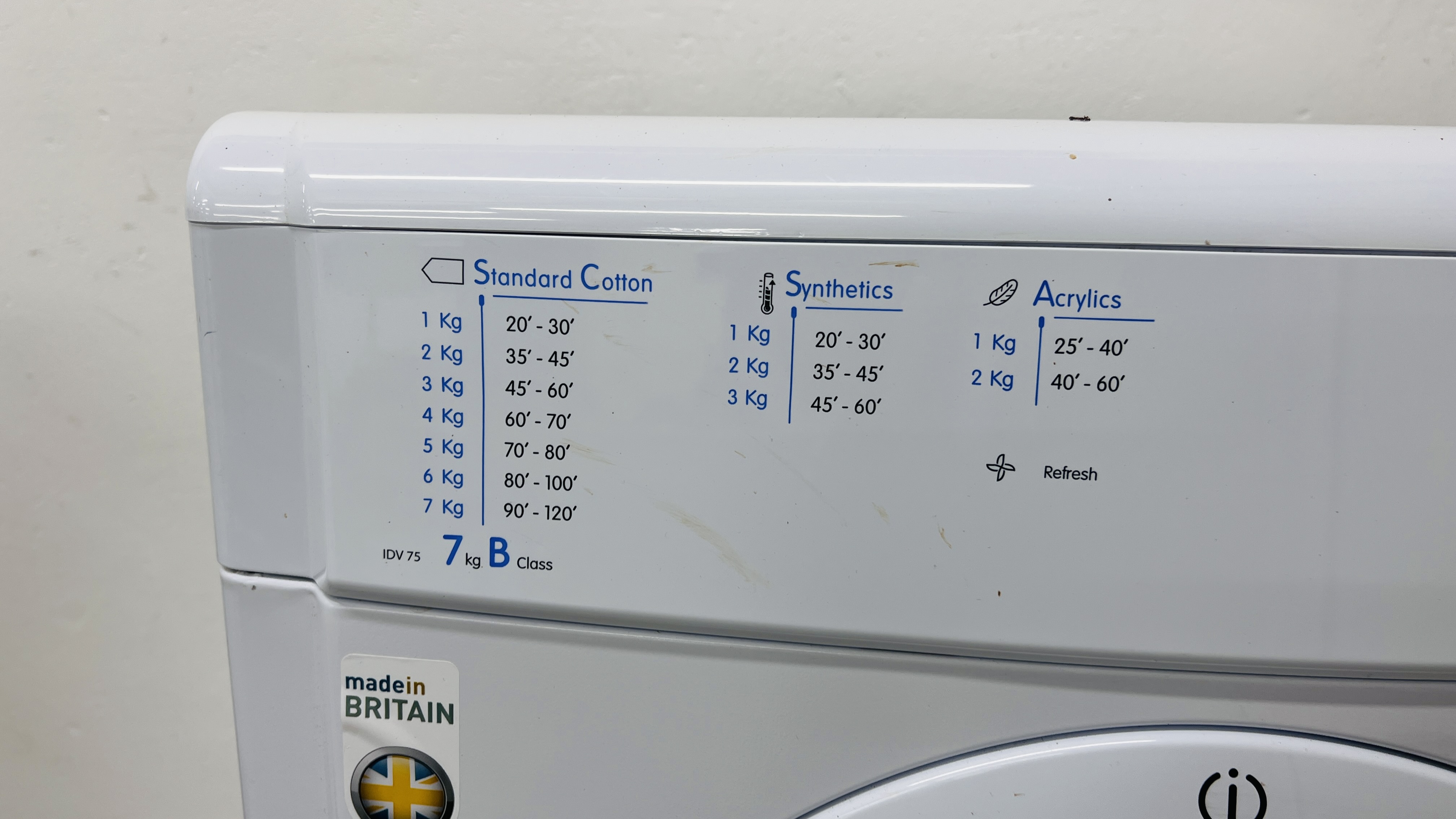 INDESIT 7KG. - Image 3 of 8