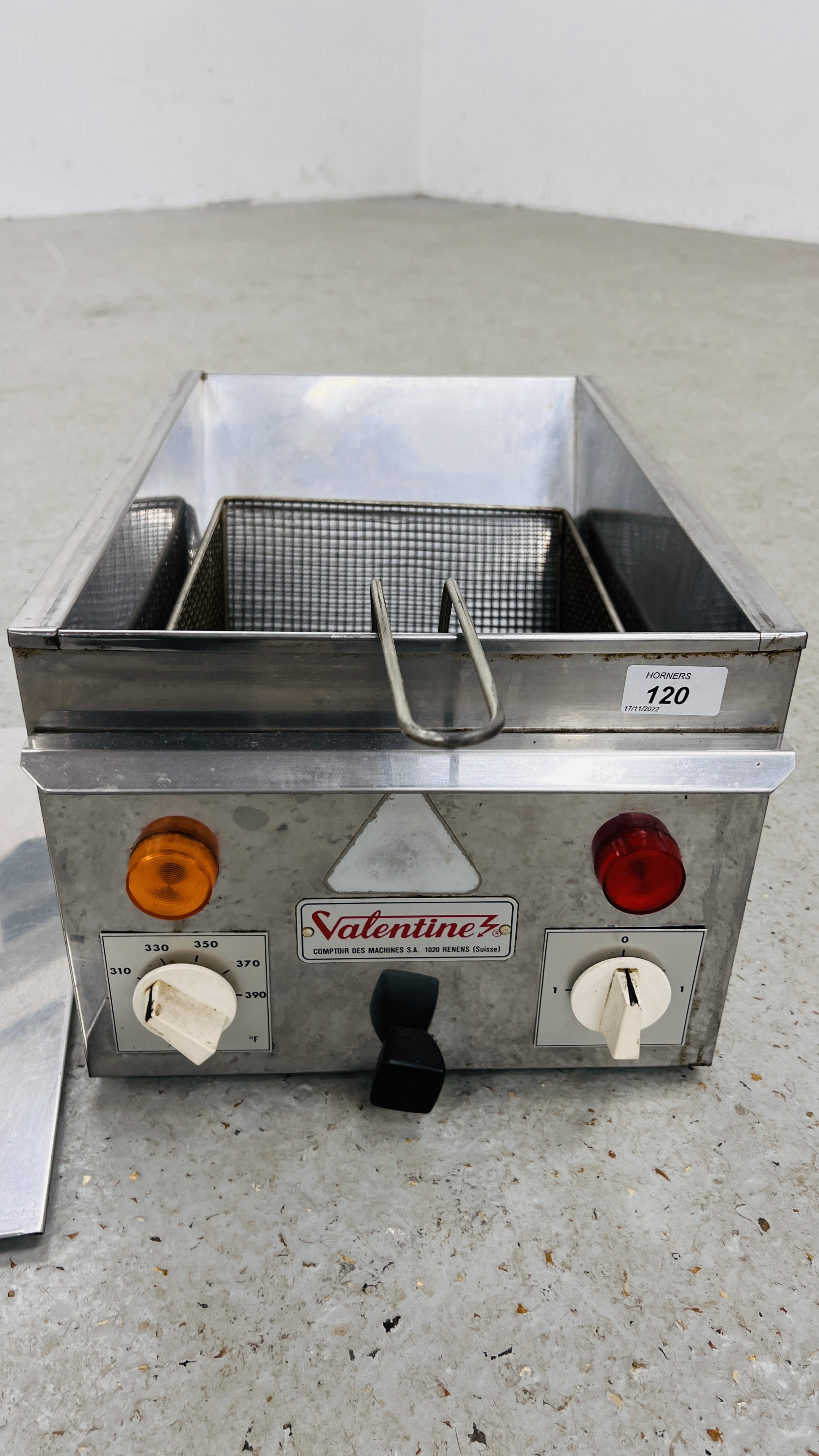 VALENTINE COMMERCIAL DEEP FAT FRYER - SOLD AS SEEN - Image 2 of 5