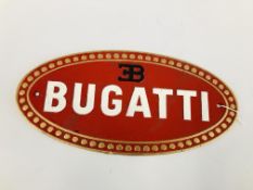 (R) BUGATTI PLAQUE