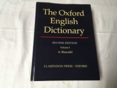 Oxford English Dictionary Second edition. 18 vols of a 20 vols set (vols 19 & 20 are missing).