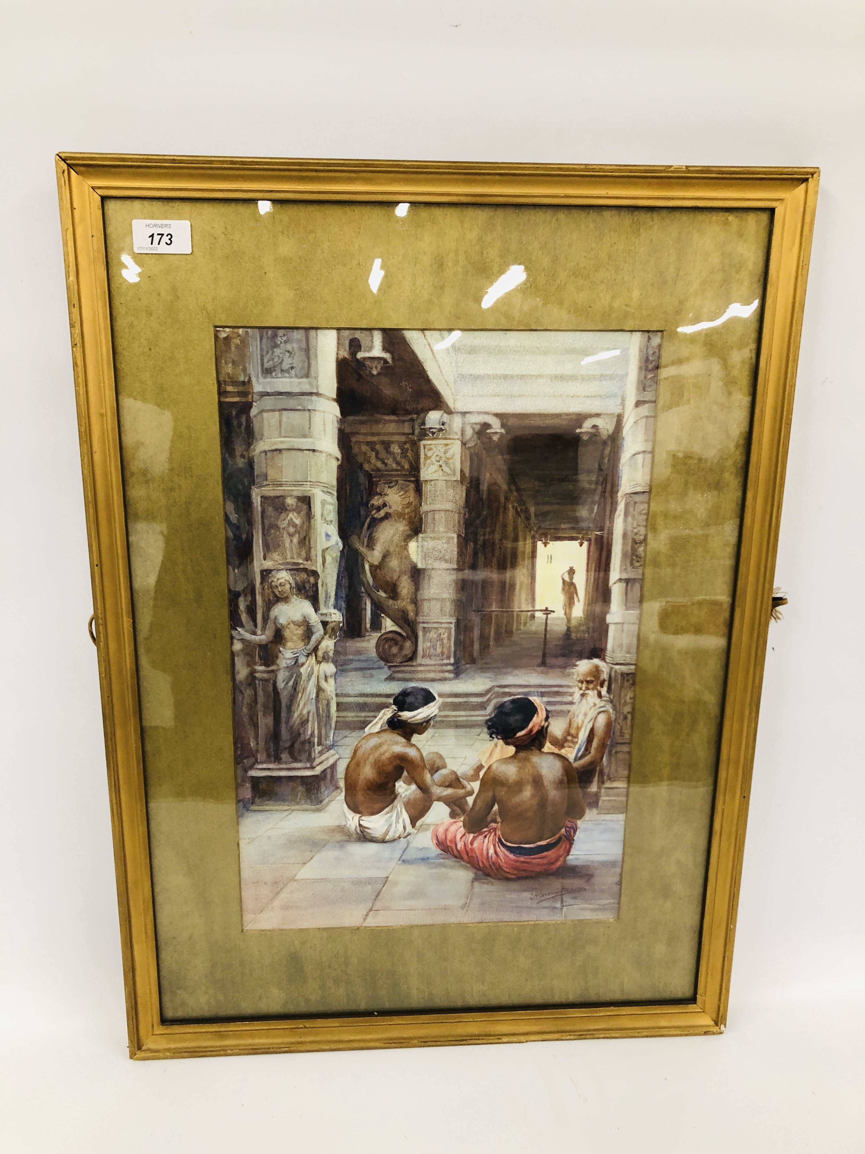 FRAMED WILLIAM COBBETT, VENETIAN SCENE WATERCOLOUR (FOXED) SIGNED AND DATED 1897, 27 X 19CM. - Image 7 of 12