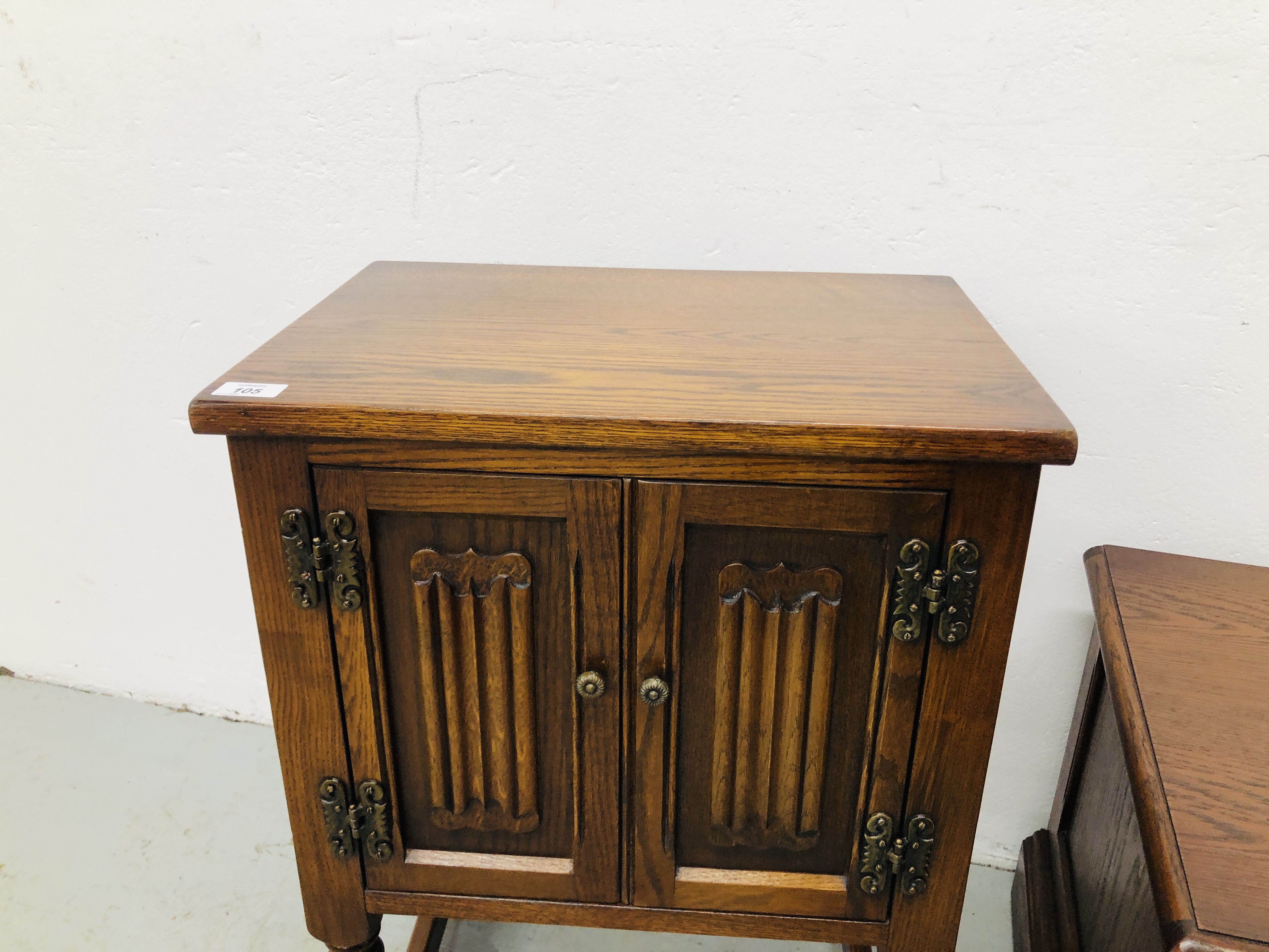 AN OLD CHARM TWO DOOR CABINET 50CM. X 35CM. X 72CM. - Image 6 of 9