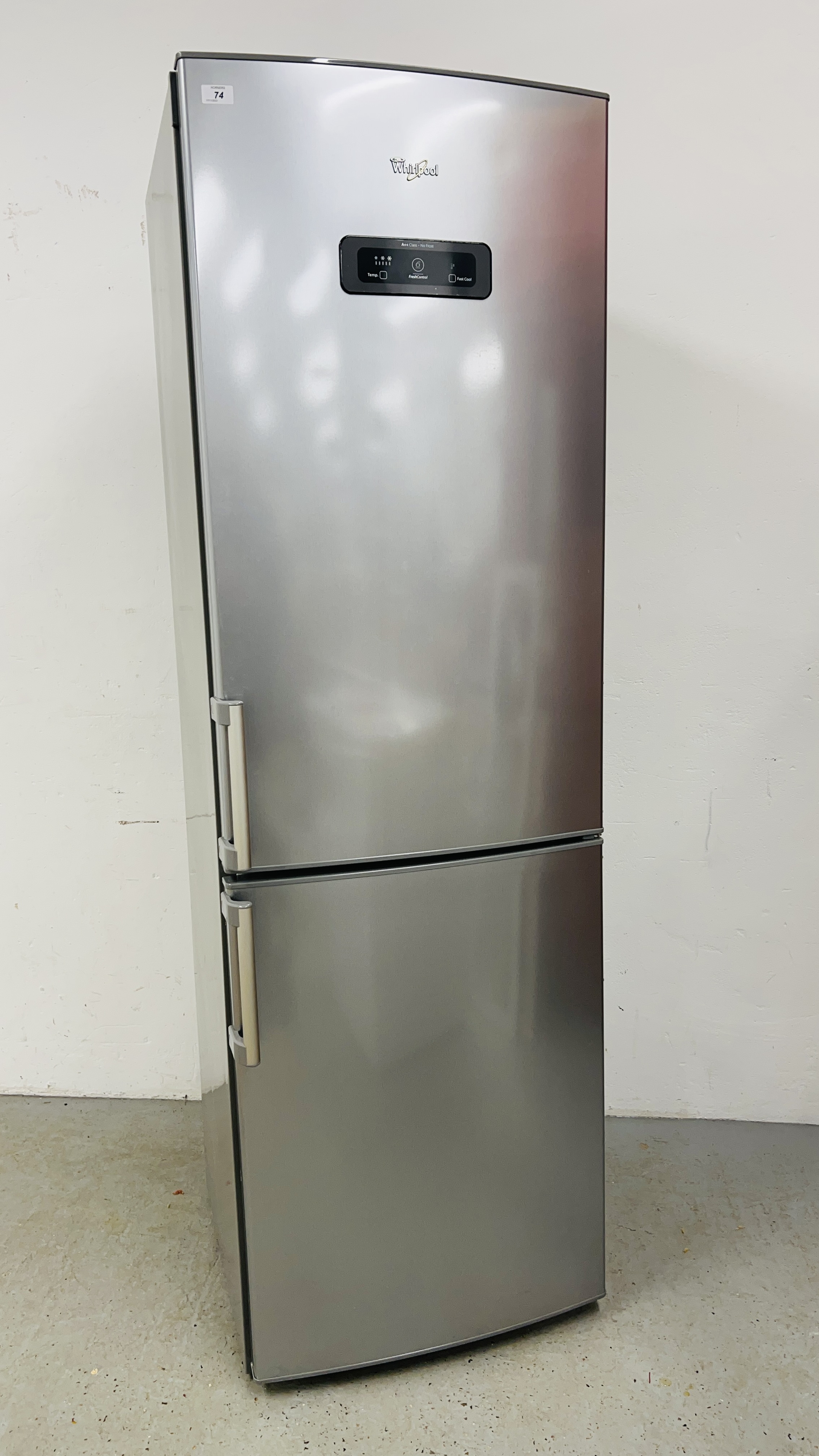 WHIRLPOOL A++ CLASS NO FROST FRIDGE FREEZER MODEL WBE33752 - SOLD AS SEEN