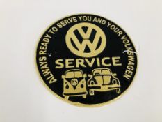 (R) VW SERVICE PLAQUE