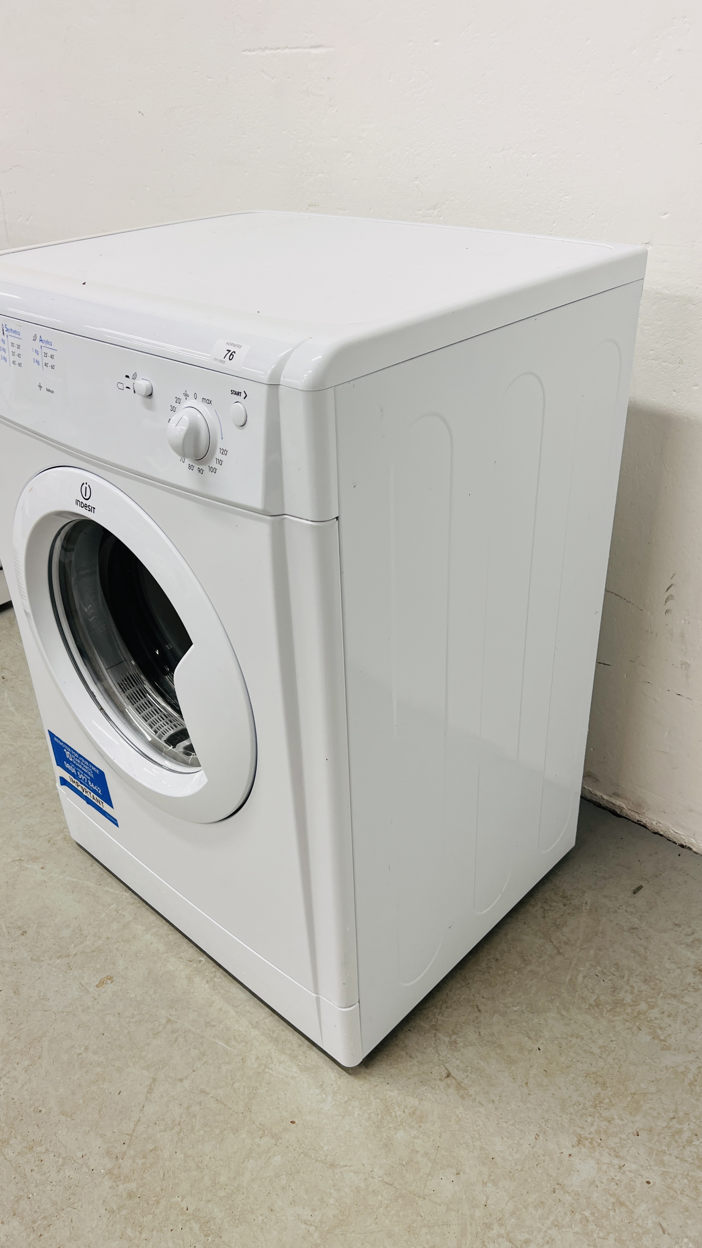 INDESIT 7KG. - Image 6 of 8