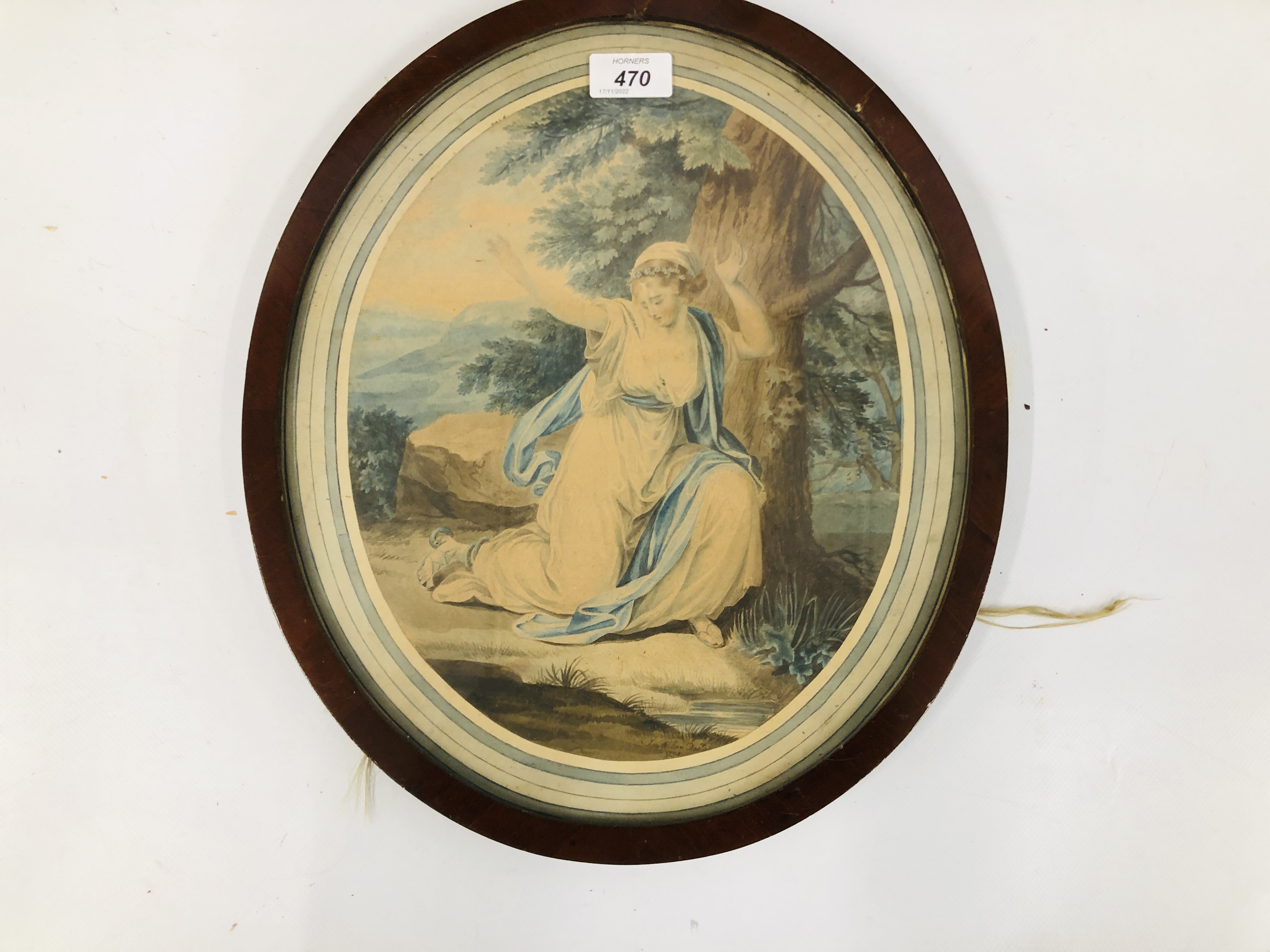 AN ORIGINAL GILT FRAMED PORTRAIT OF A YOUNG LADY IN AN OVAL MOUNT, - Image 2 of 10