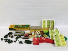A GROUP OF VINTAGE TOYS TO INCLUDE BOXED WORLD-WIDE AUTOMOBILE CARRIER,