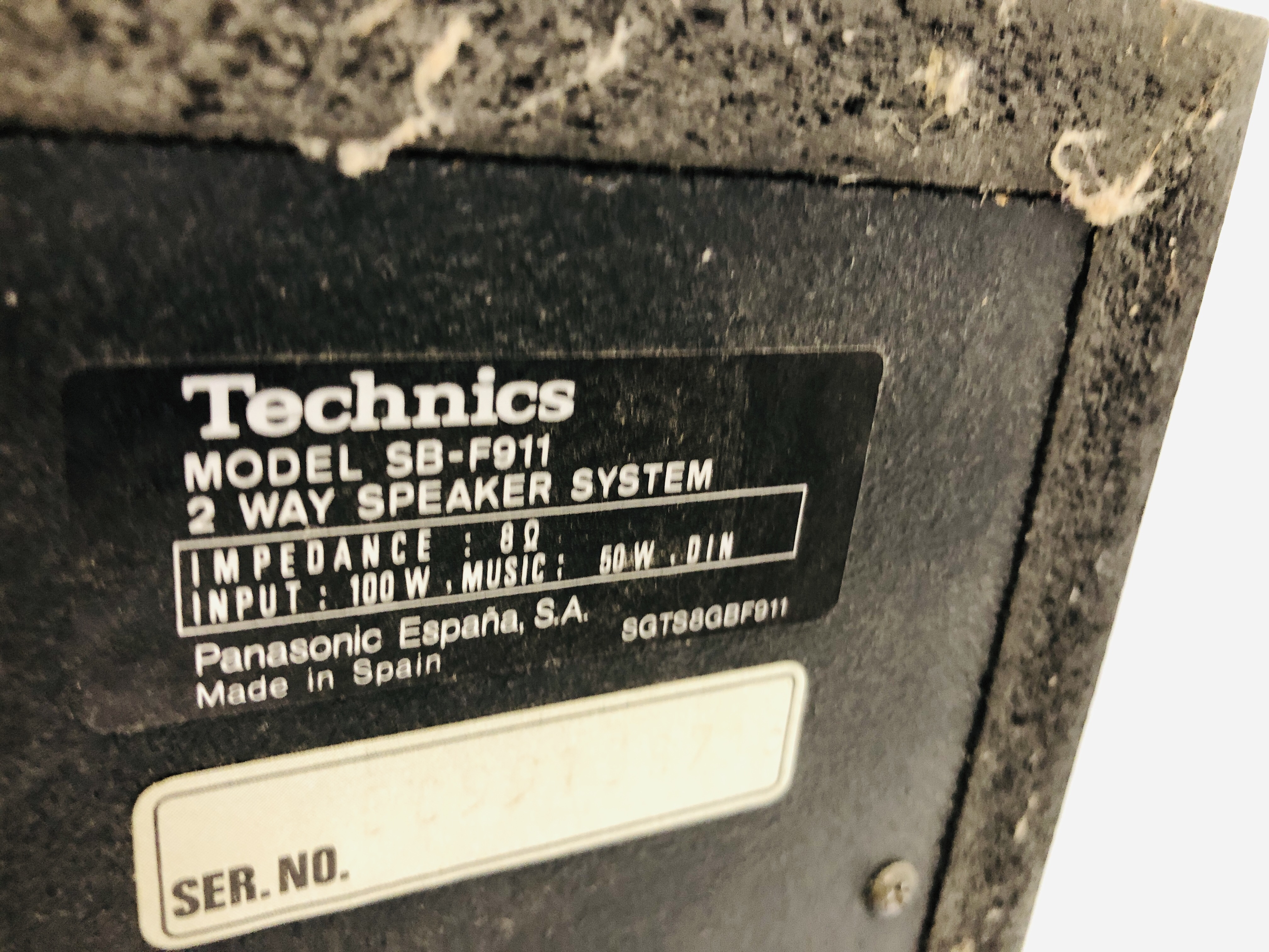 TECHNICS HI-FI SEPARATES TO INCLUDE DC SERVO AUTOMATIC TURNTABLE SYSTEM SL-J110R, - Image 5 of 6