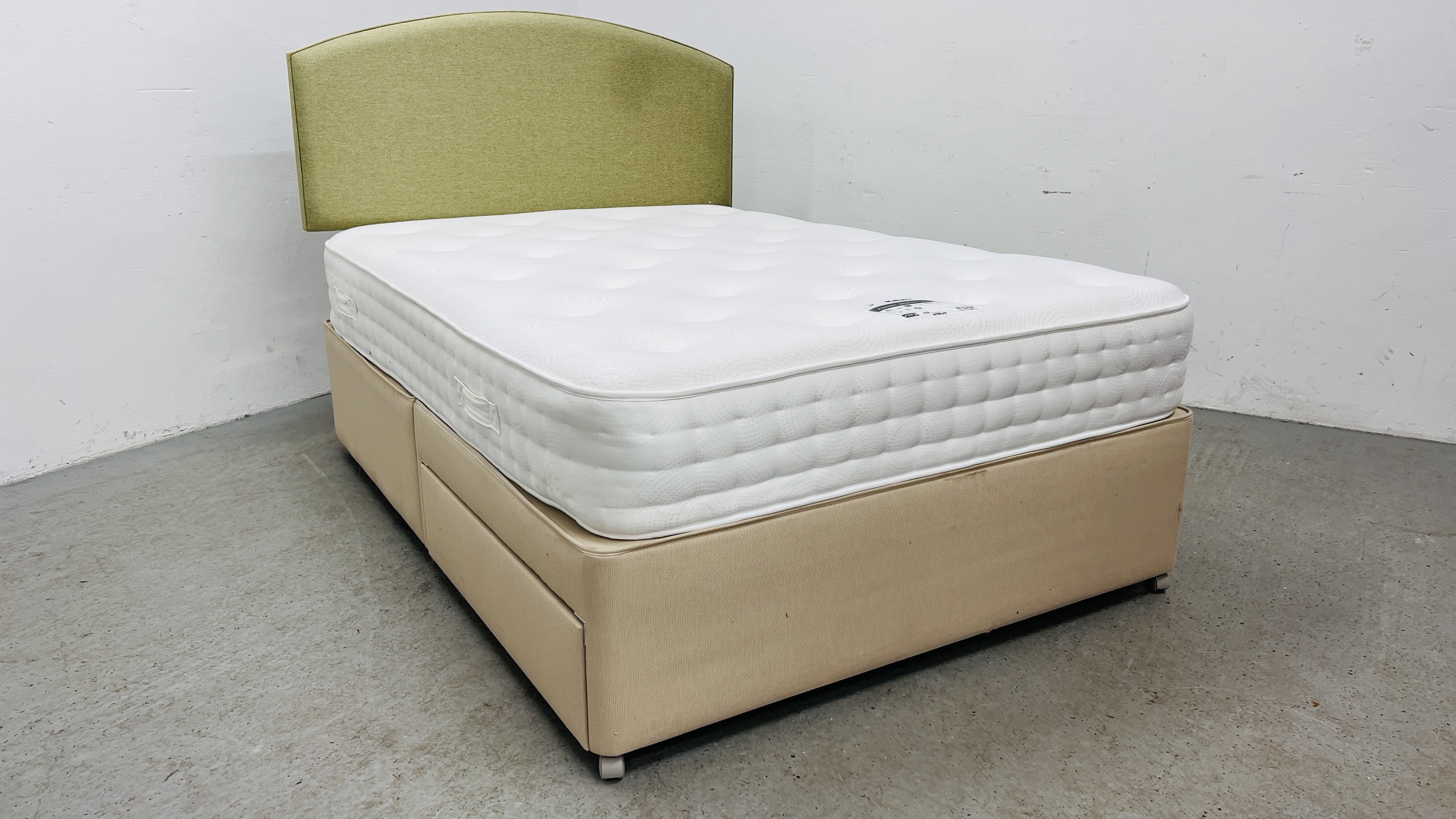 DOUBLE DIVAN BED WITH DRAWER BASE,