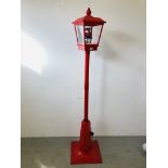 A CHRISTMAS SINGLE MUSIC PLAYING LED LANTERN - SOLD AS SEEN