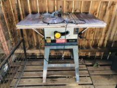 A RYOBI ETS 1525 TABLE SAW - TRADE SALE ONLY - SOLD AS SEEN.