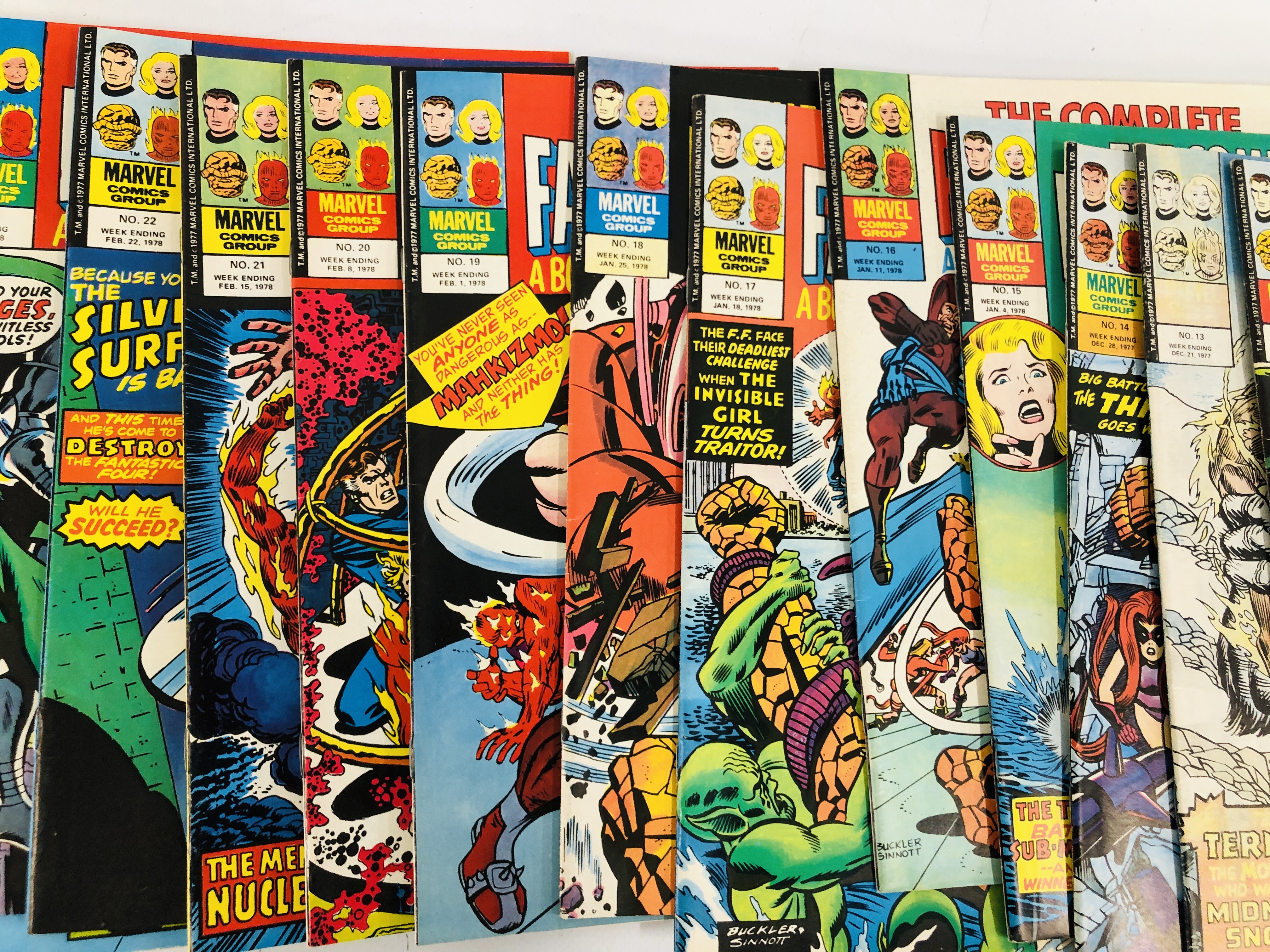 A COLLECTION OF BRITISH MARVEL COMICS FROM THE 70's INCLUDING FANTASTIC FOUR No. - Image 10 of 11