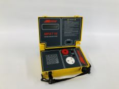 METROTEST INSTRUMENTS MPAT 10 PORTABLE APPLIANCE TESTER COMPLETE WITH CBLES - IMPORTANT NOTE -