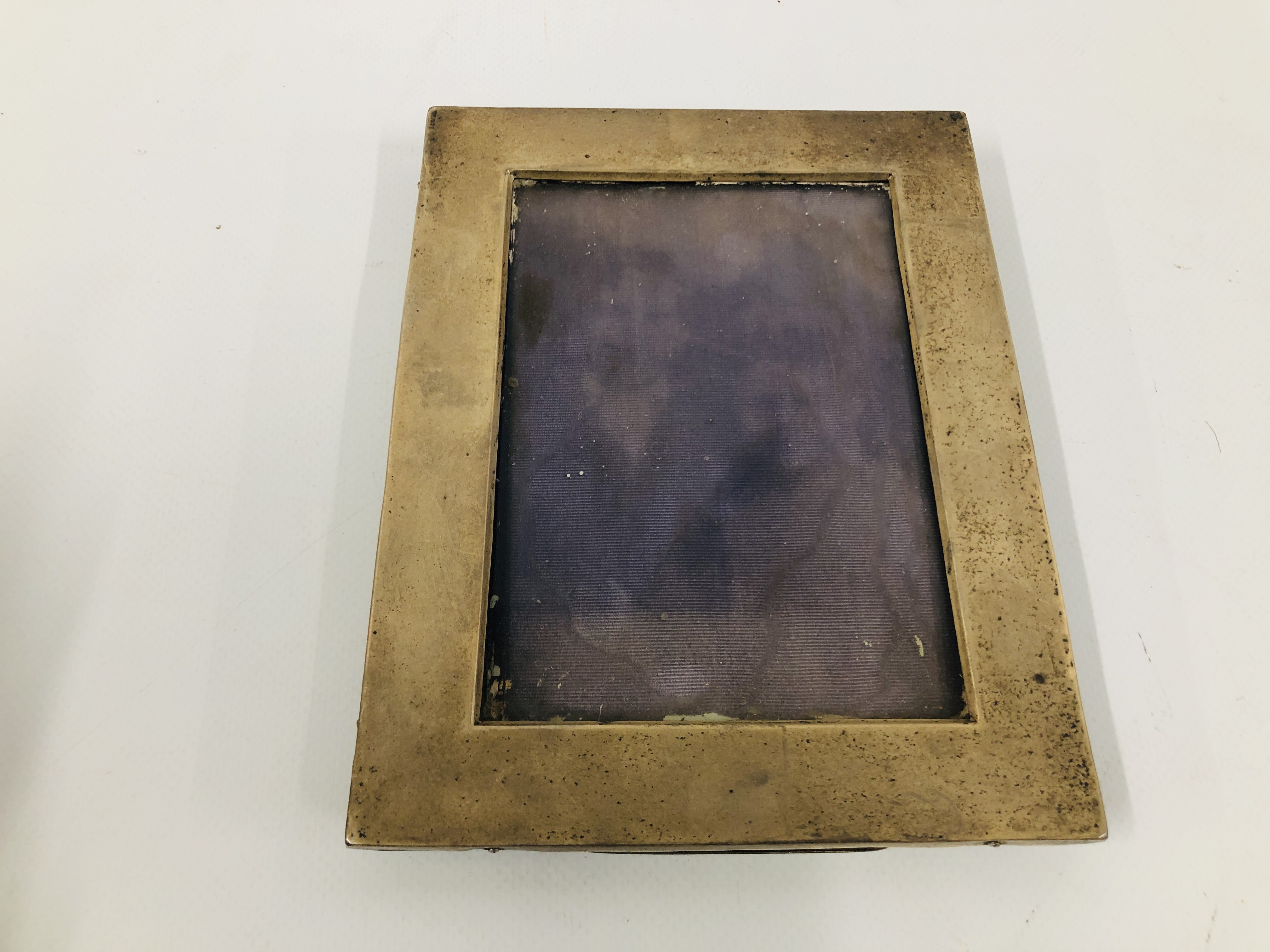 SILVER PHOTO FRAME, BIRMINGHAM ASSAY HEIGHT 18CM. WIDTH 14CM. - Image 4 of 6