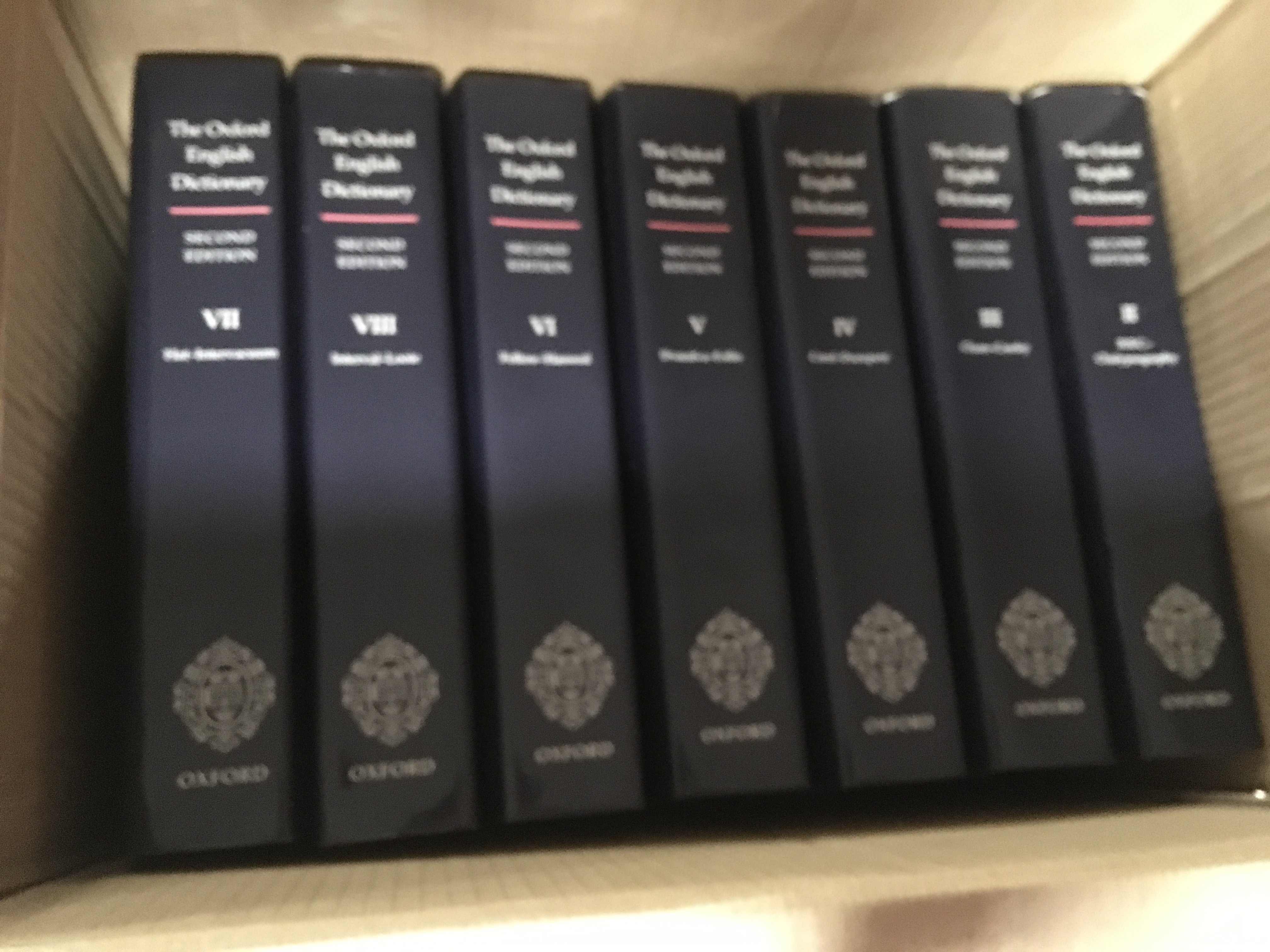 Oxford English Dictionary Second edition. 18 vols of a 20 vols set (vols 19 & 20 are missing). - Image 4 of 4