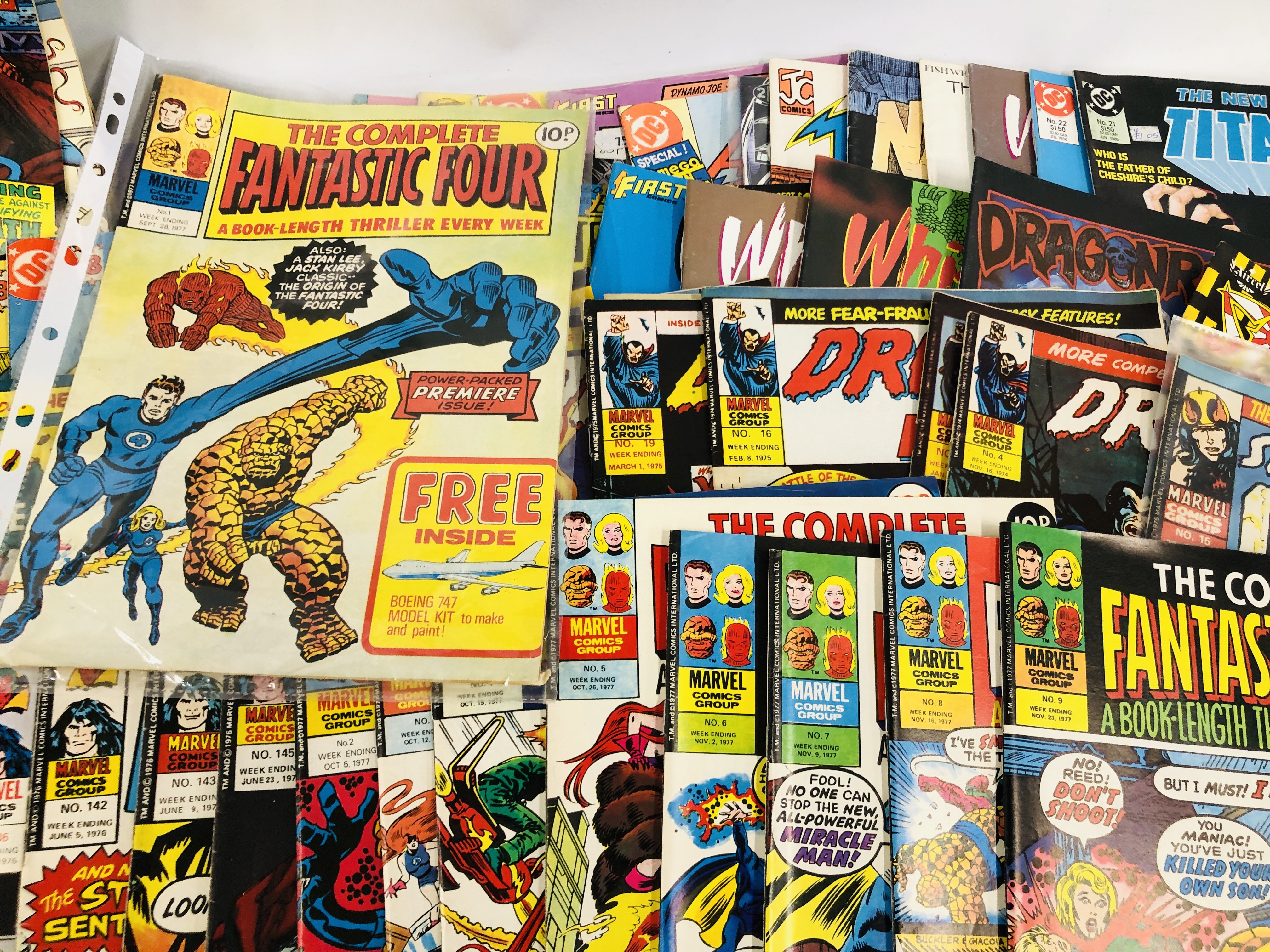 A COLLECTION OF BRITISH MARVEL COMICS FROM THE 70's INCLUDING FANTASTIC FOUR No. - Image 5 of 11
