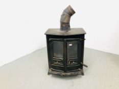 CHARNWOOD SOLID FUEL STOVE MODEL 14B - W 60CM, D 50CM,