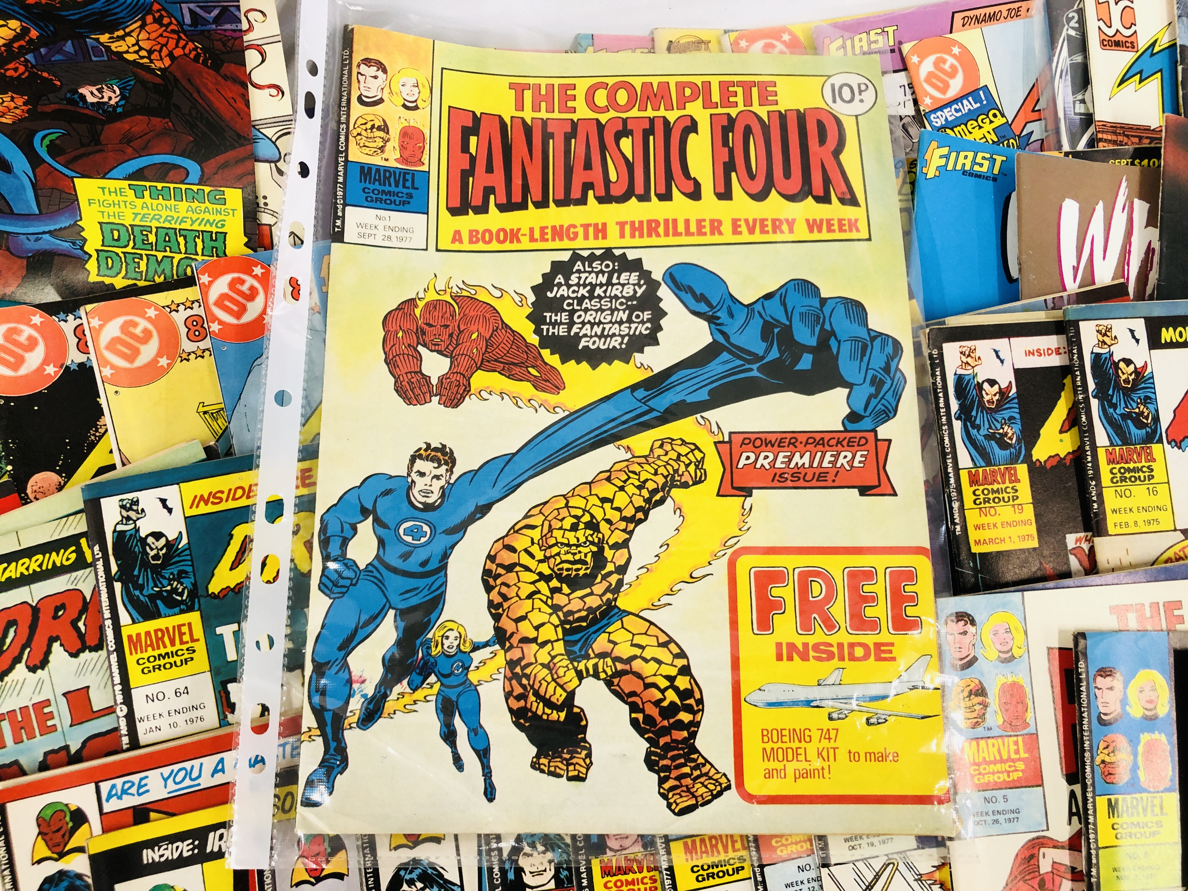 A COLLECTION OF BRITISH MARVEL COMICS FROM THE 70's INCLUDING FANTASTIC FOUR No. - Image 7 of 11