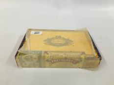 VINTAGE SEALED BOX OF PARTAGAS 25-PETIT CORONAS CIGARS HAND MADE IN HAVANA CUBA NO.