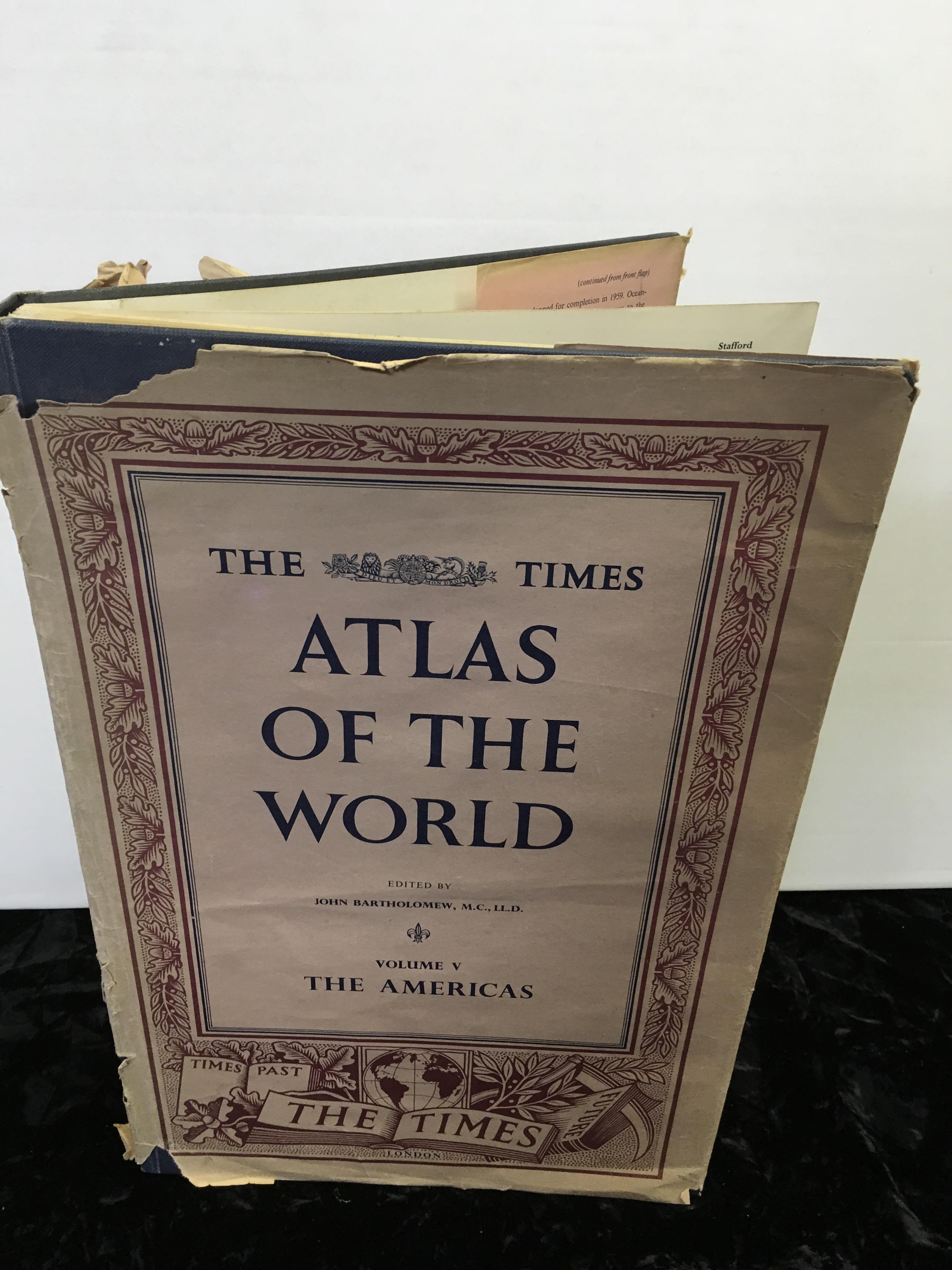 Bartholomew (John) Editor. Times Atlas of the world. Vols. 1,2,3,4 & 5. - Image 5 of 5