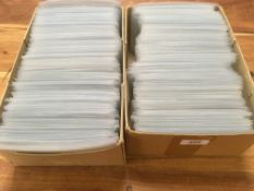TWO BOXES OF POSTCARD SLEEVES, MAINLY A1 (P) POLYPROTEC, CLEAN, USABLE CONDITION.