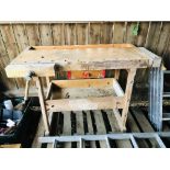 SJOBERGS OF SWEDEN CARPENTRY WORKBENCH LENGTH 127CM.