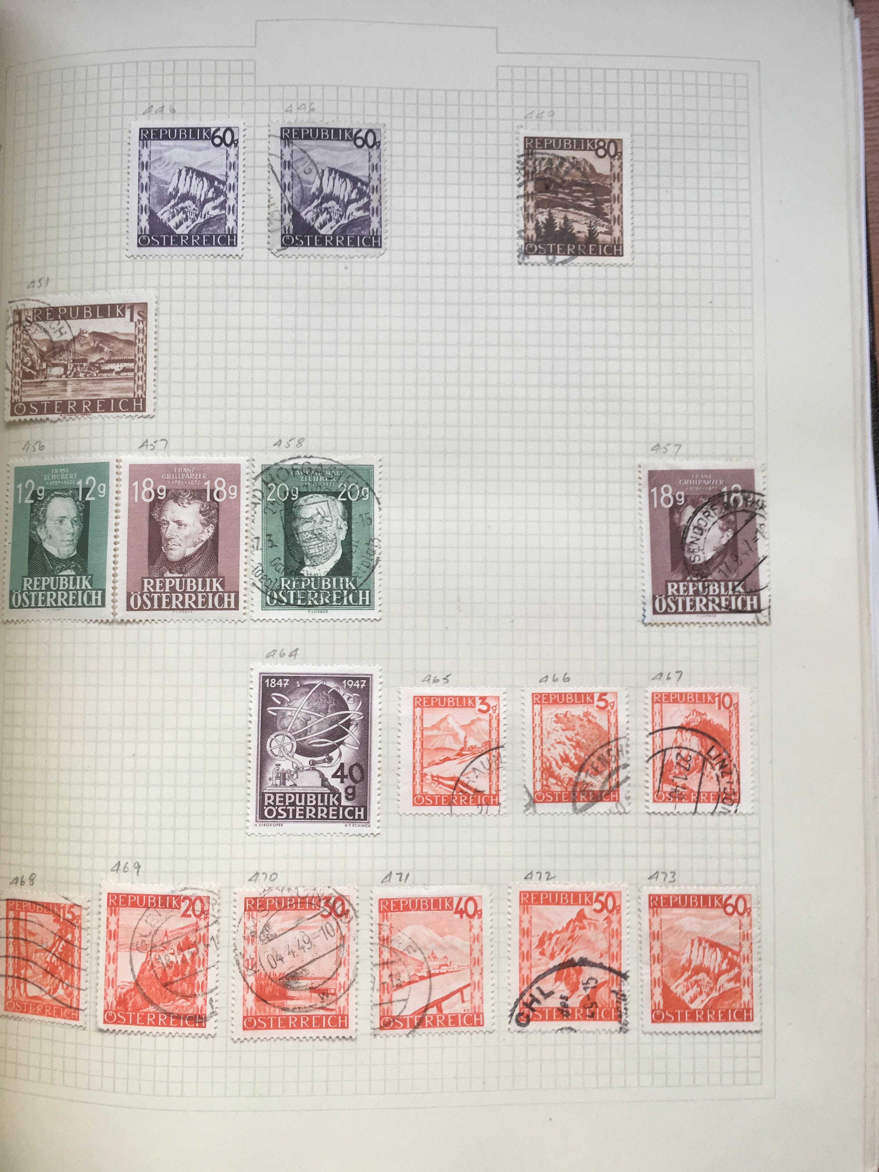BOX STAMP COLLECTIONS IN TWELVE BINDERS AND LOOSE, MUCH EUROPEAN. - Image 8 of 8