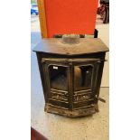 CHARNWOOD SOLID FUEL STOVE MODEL 14B - W 60CM, D 50CM,