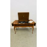 DYNATRON RADIOGRAM FITTED WITH GARRARD SP 25 MKIV RECORD DECK WITH ORIGINAL INSTRUCTIONS -