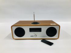 A RUARKAUDIO R2 TABLETOP STEREO (SPOTIFY, WI-FI,