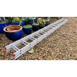 CLIMA 14 TREAD ALUMINIUM DOUBLE EXTENSION LADDER