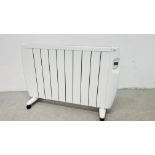 AN ELECTRIC OIL FILLED PANEL RADIATOR LENGTH 100CM - SOLD AS SEEN