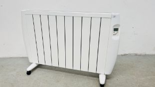 AN ELECTRIC OIL FILLED PANEL RADIATOR LENGTH 100CM - SOLD AS SEEN