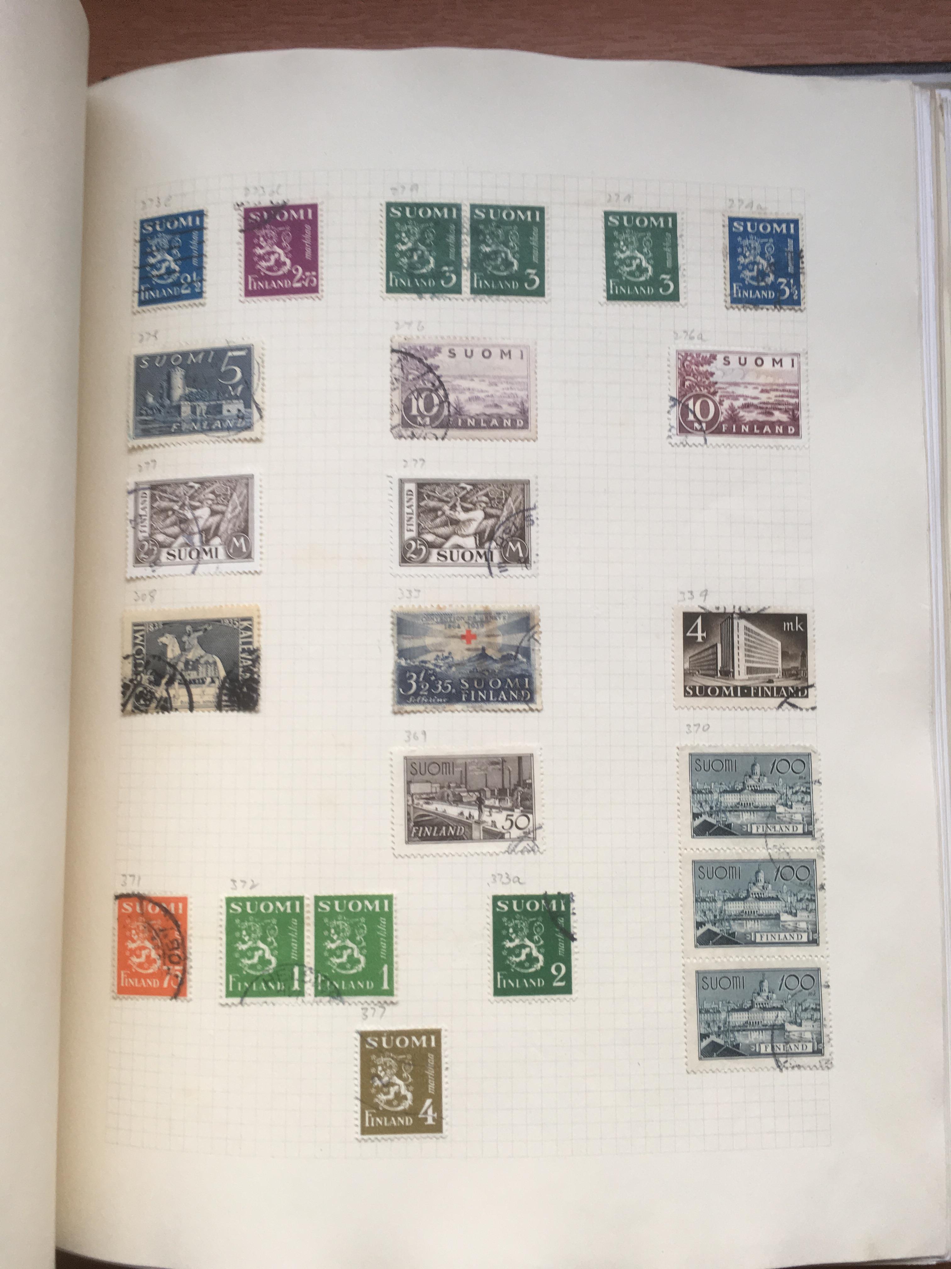 BOX STAMP COLLECTIONS IN TWELVE BINDERS AND LOOSE, MUCH EUROPEAN. - Image 3 of 8