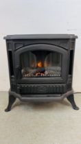 A BE MODERN GROUP CAST IRON SOLID FUEL EFFECT ELECTRIC ROOM HEATER,