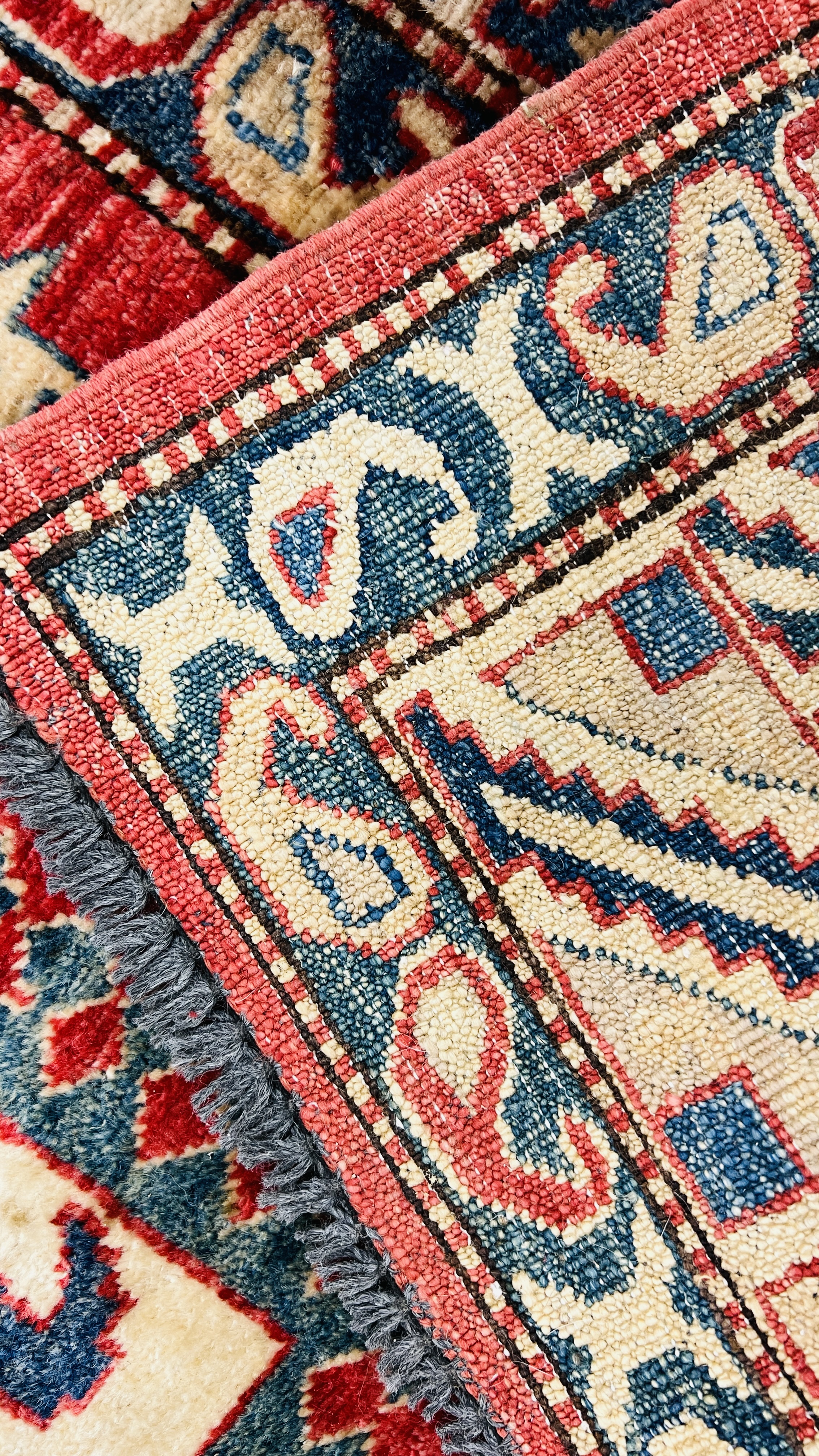 A MODERN KAZAK RUG 245CM. X 185CM. - Image 11 of 13