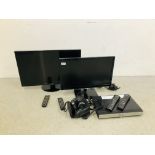 A SAMSUNG 28INCH TV COMPLETE WITH REMOTE ALONG WITH SAMSUNG 22INCH TV COMPLETE WITH REMOTE,