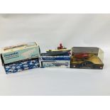 A GROUP OF FOUR ZEPPELIN COLLECTORS MODELS TO INCLUDE THREE TIN PLATE WIND UP EXAMPLES ALL IN