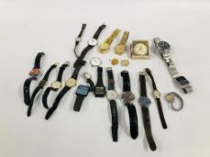 A COLLECTION OF ASSORTED DESIGNER BRANDED LADIES AND GENTS WRIST WATCHES TO INCLUDE AN INGERSOLL