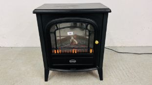 A DIMPLEX ELECTRIC "SOLID FUEL STYLE" ROOM HEATER - SOLD AS SEEN