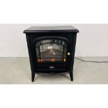 A DIMPLEX ELECTRIC "SOLID FUEL STYLE" ROOM HEATER - SOLD AS SEEN