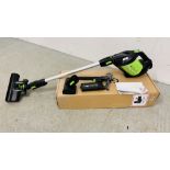 GTECH PRO CORDLESS HANDHELD VACUUM CLEANER COMPLETE WITH TWO 22VOLT BATTERIES,