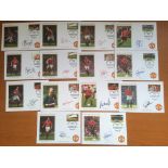 1999 MANCHESTER UNITED TREBLE WINNERS SIGNED COVERS (SIGNED AUTOPEN COVERS) (14).