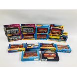 A COLLECTION OF 12 MATCHBOX BUSES TO INCLUDE NINE SUPERKINGS AND THREE ROYAL WEDDING ALONG WITH A