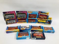 A COLLECTION OF 12 MATCHBOX BUSES TO INCLUDE NINE SUPERKINGS AND THREE ROYAL WEDDING ALONG WITH A
