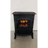 MODERN CAST ELECTRIC WOODBURNER STYLE STOVE BY "BE MODERN GROUP" SERIAL No.
