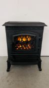 MODERN CAST ELECTRIC WOODBURNER STYLE STOVE BY "BE MODERN GROUP" SERIAL No.